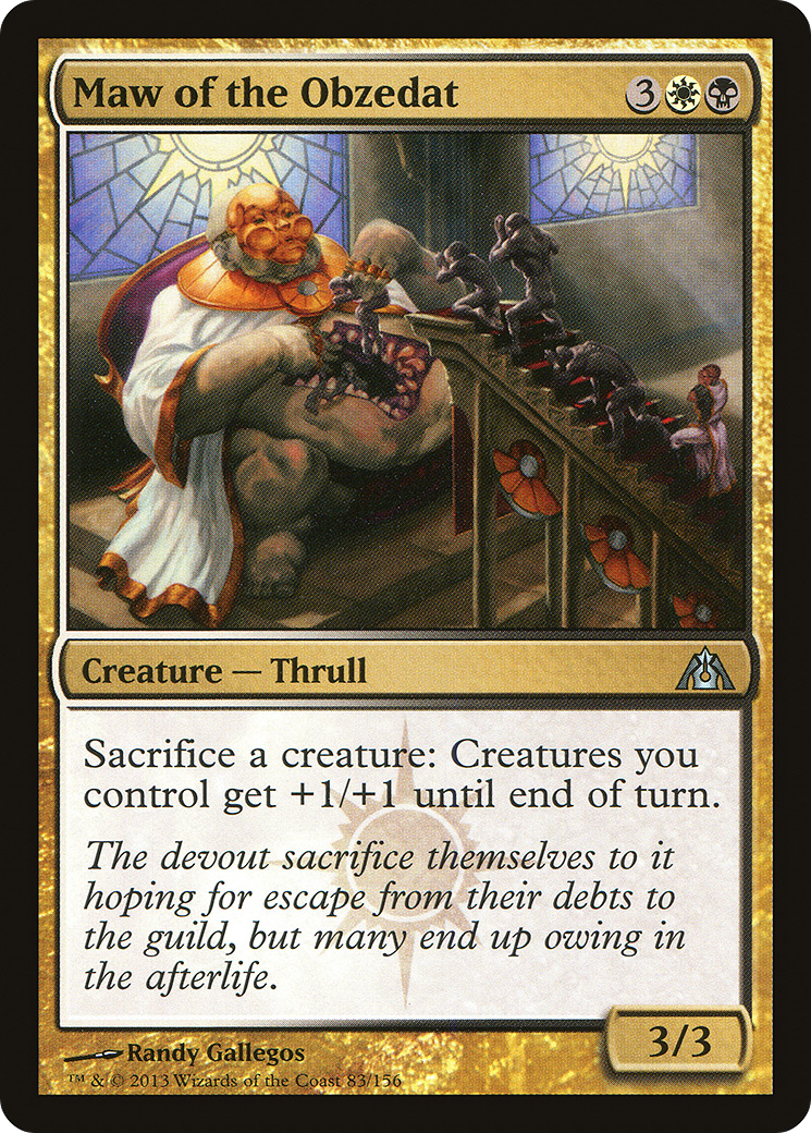 Image of Maw of the Obzedat (DGM-083) - Dragon's Maze Foil