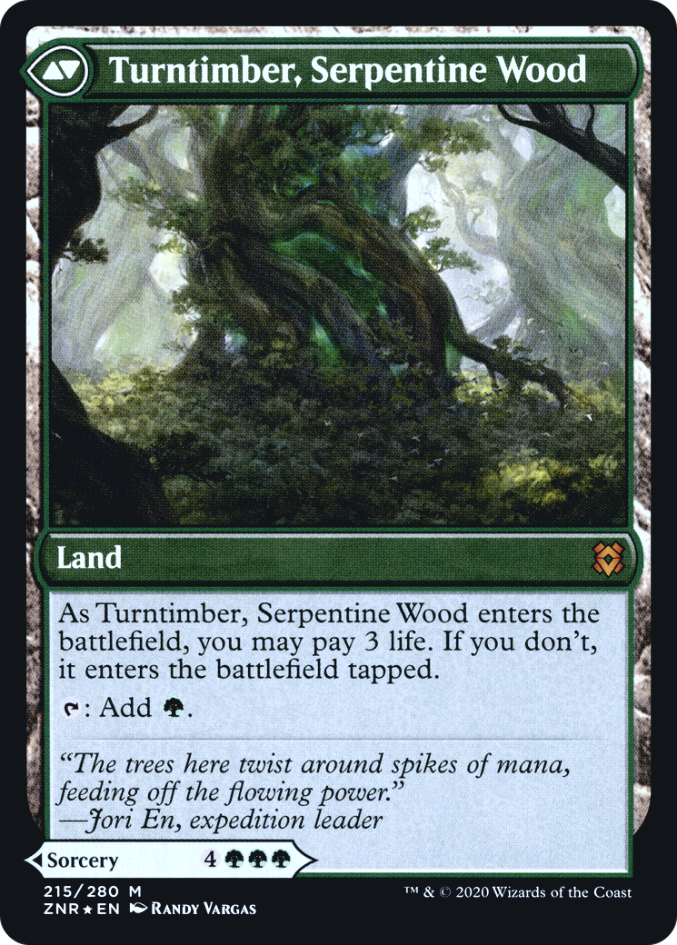 Image of Turntimber Symbiosis (PRE-215) - Zendikar Rising Promos Foil