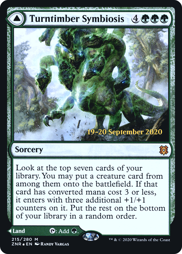 Image of Turntimber Symbiosis (PRE-215) - Zendikar Rising Promos Foil