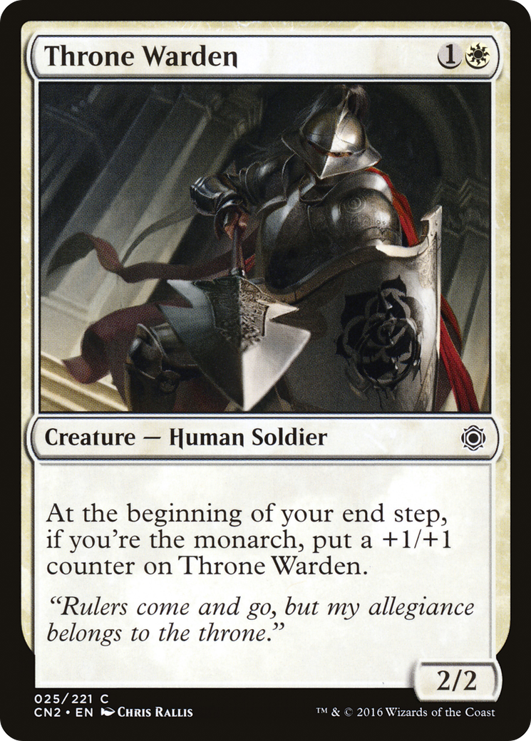 Image of Throne Warden (CN2-025) - Conspiracy: Take the Crown