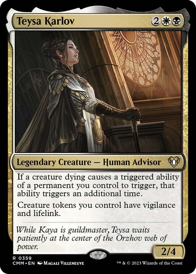 Image of Teysa Karlov (CMM-359) - Commander Masters