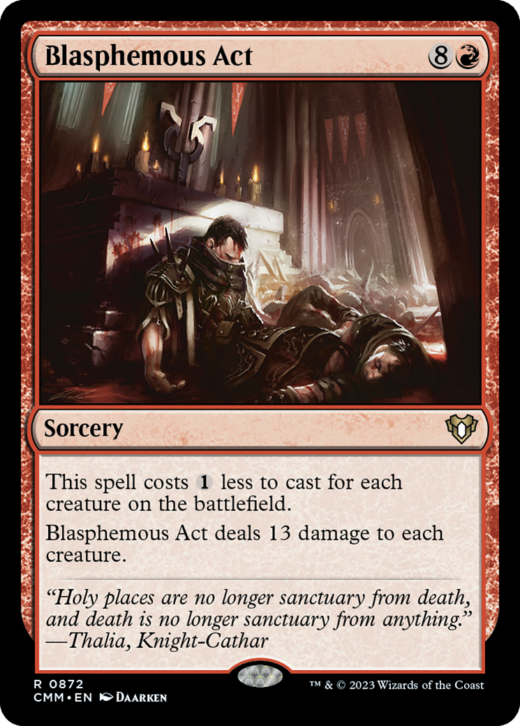 Image of Blasphemous Act (CMM-872) - Commander Masters