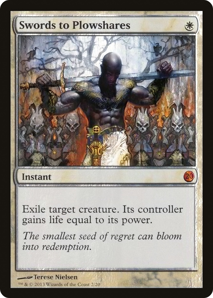 Image of Swords to Plowshares (V13-002) - From the Vault: Twenty Foil