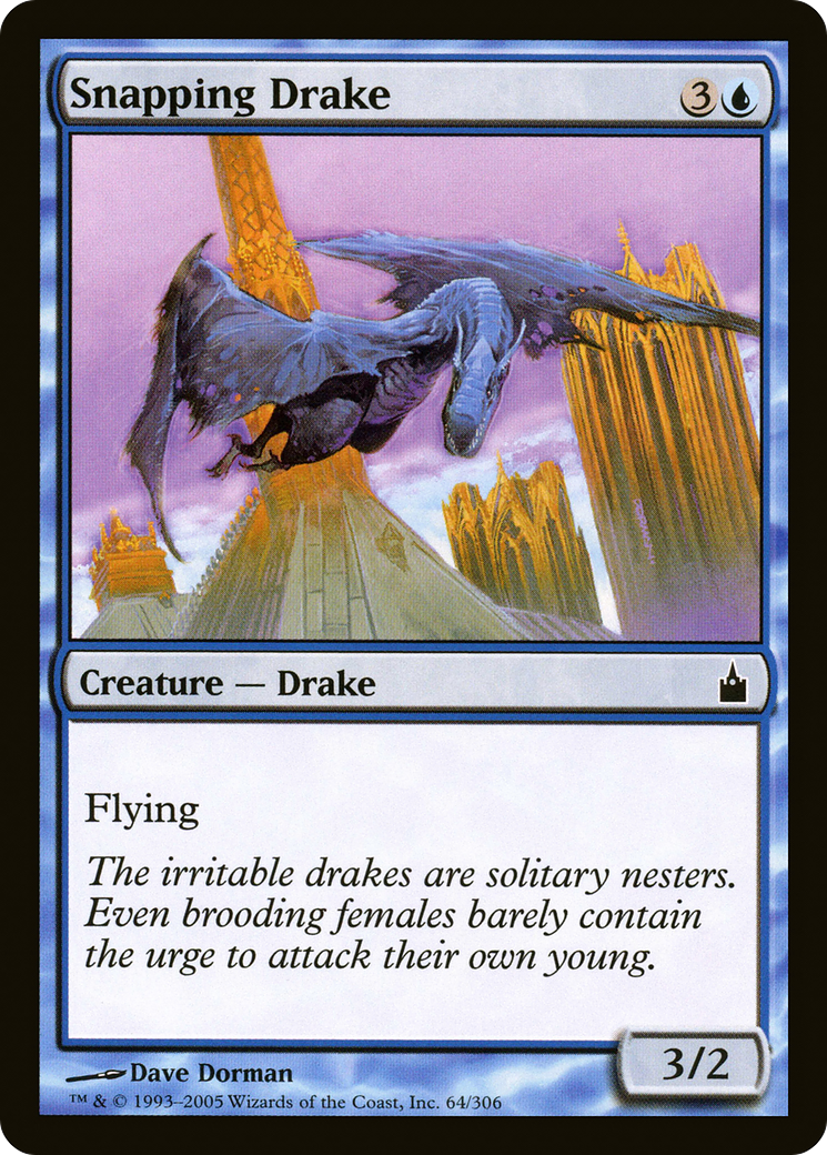 Image of Snapping Drake (RAV-064) - Ravnica: City of Guilds