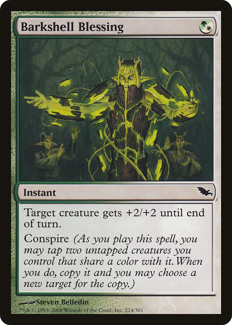 Image of Barkshell Blessing (SHM-224) - Shadowmoor Foil