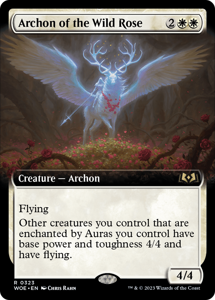 Image of Archon of the Wild Rose (Extended Art) (WOE-323) - Wilds of Eldraine: (Extended Art) Foil