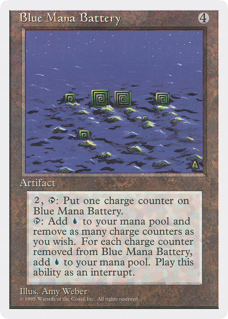 Image of Blue Mana Battery (4ED-) - Fourth Edition