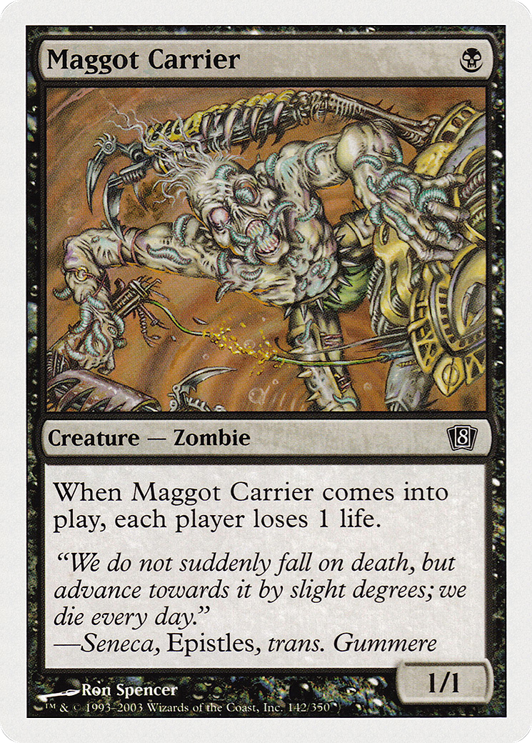 Image of Maggot Carrier (8ED-142) - 8th Edition Foil
