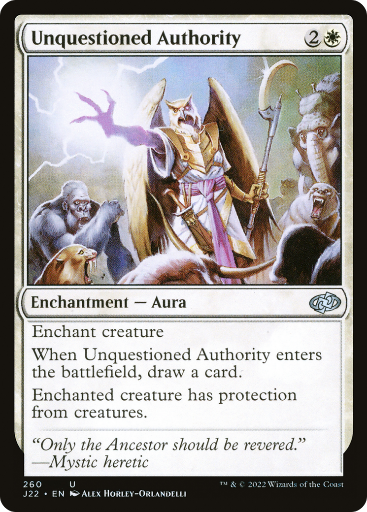 Image of Unquestioned Authority (J22-260) - Jumpstart 2022