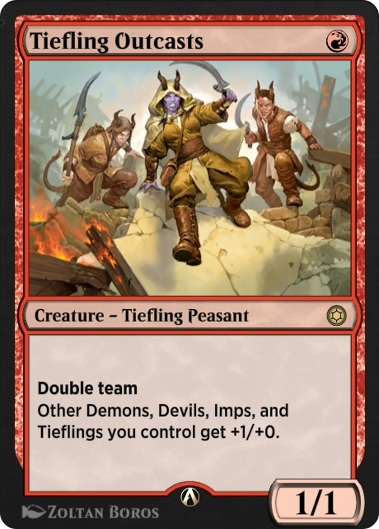 Image of Tiefling Outcasts (HBG-061) - Alchemy Horizons: Baldur's Gate