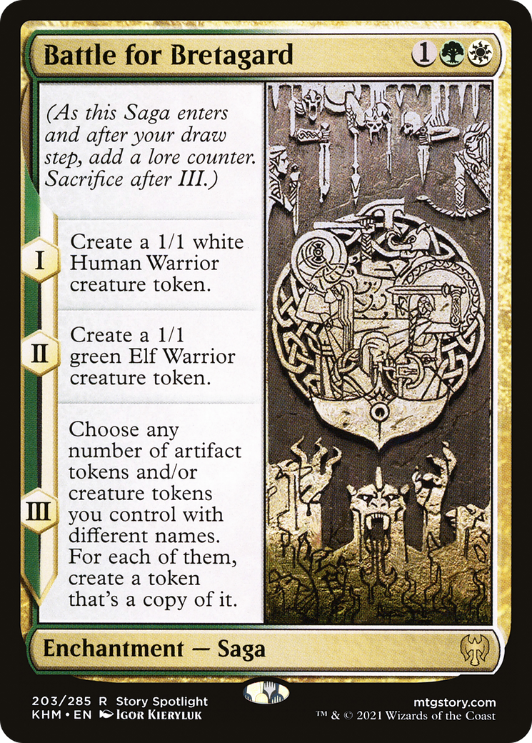Image of Battle for Bretagard (KHM-203) - Kaldheim Foil