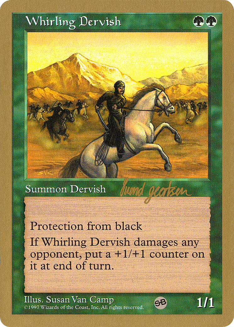 Image of Whirling Dervish - 1997 Svend Geertsen (5ED) (SB) (WCD-) - World Championship Decks 1997
