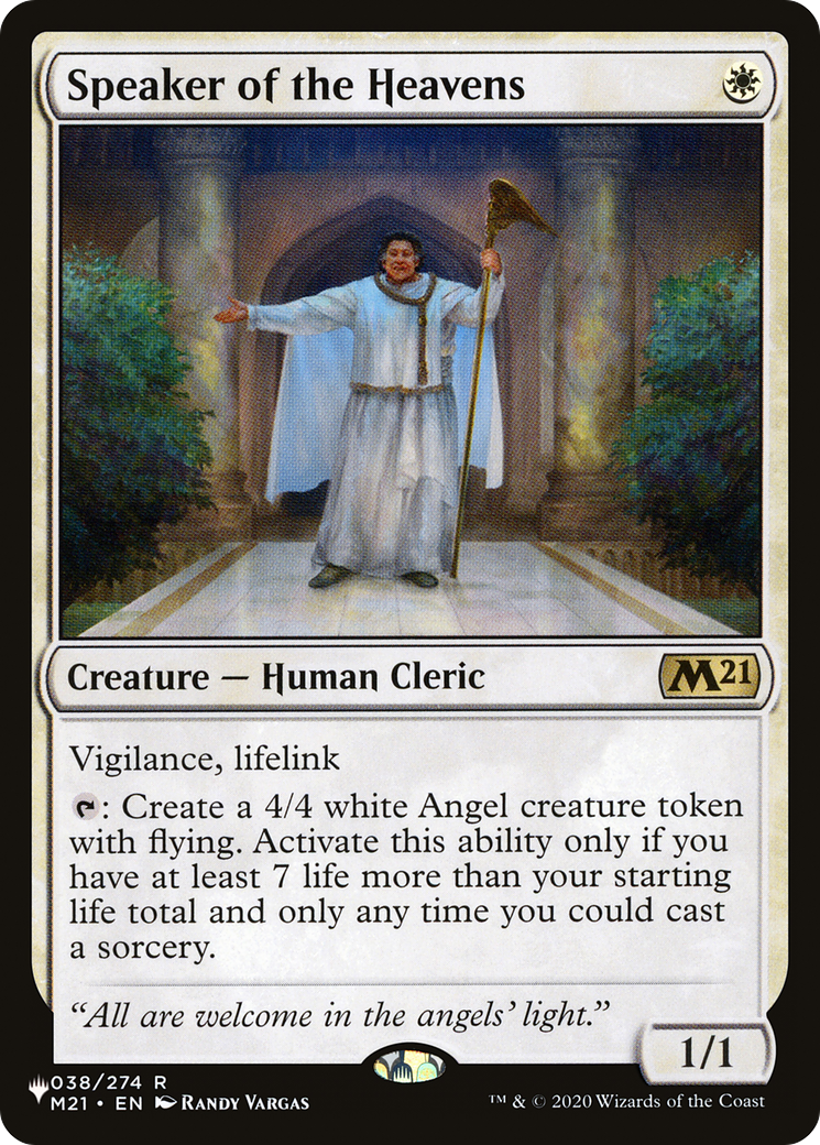 Image of Speaker of the Heavens (PLST-M21-38) - The List