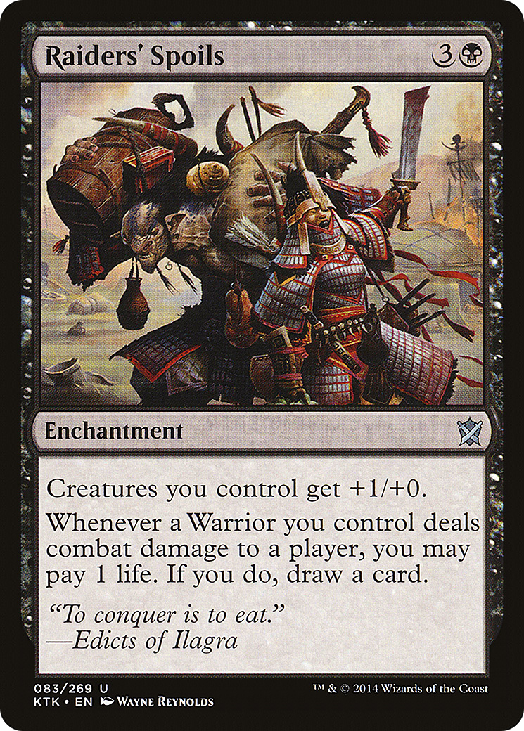 Image of Raiders' Spoils (KTK-083) - Khans of Tarkir Foil