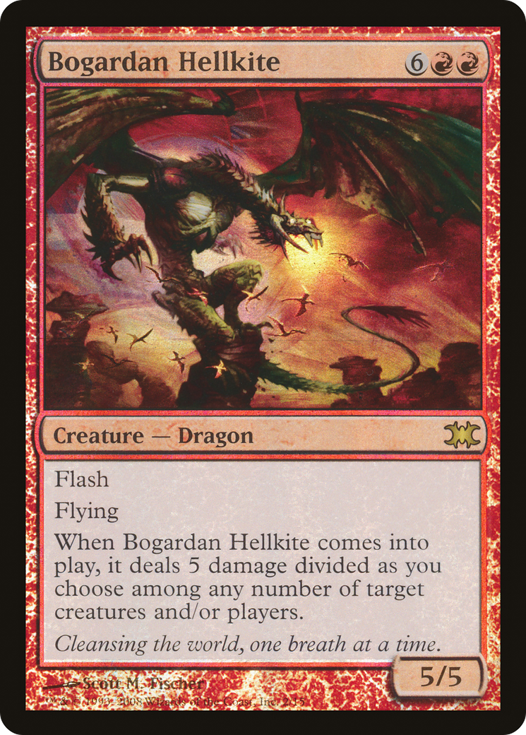 Image of Bogardan Hellkite (DRB-002) - From the Vault: Dragons Foil