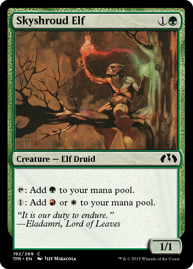 Image of Skyshroud Elf (TPR-192) - Tempest Remastered Foil