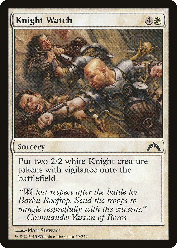 Image of Knight Watch (GTC-019) - Gatecrash