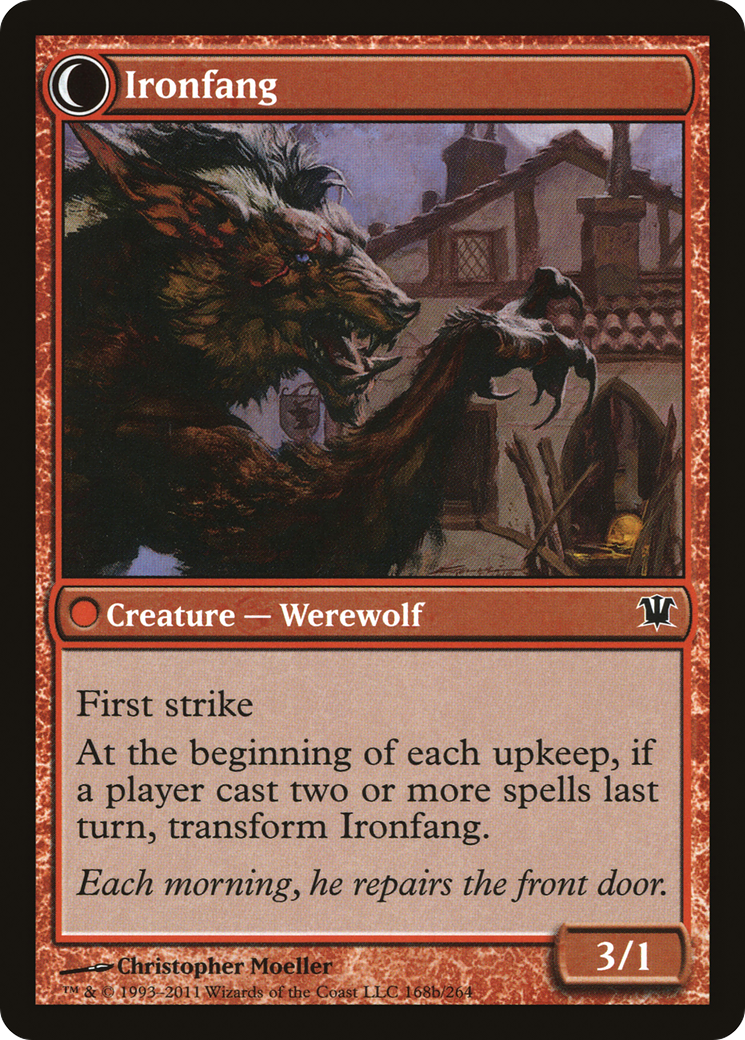 Image of Village Ironsmith (ISD-168) - Innistrad: (Double Faced Transform)
