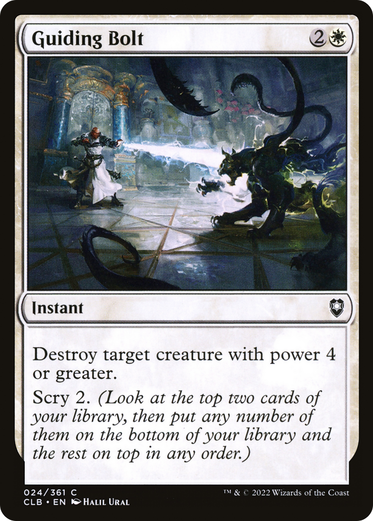 Image of Guiding Bolt (CLB-024) - Commander Legends: Battle for Baldur's Gate Foil