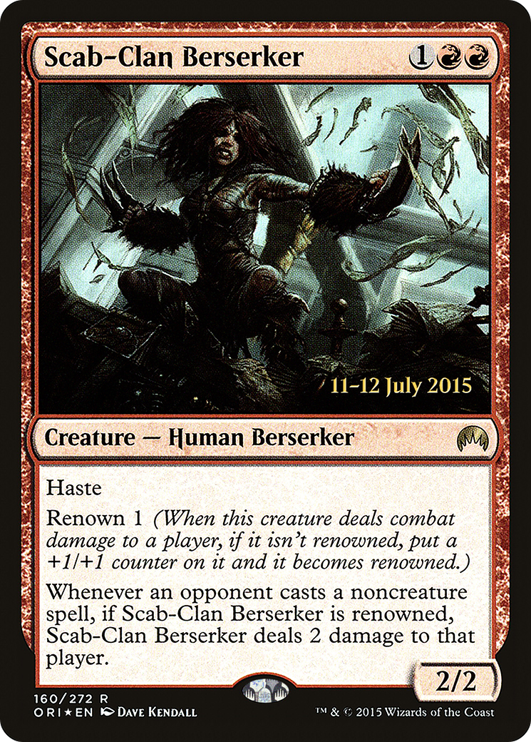 Image of Scab-Clan Berserker (PRE-160) - Magic Origins Promos Foil