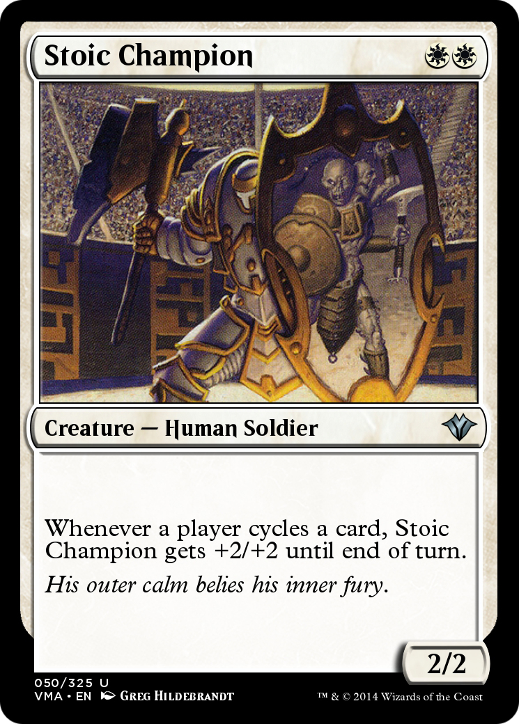 Image of Stoic Champion (VMA-050) - Vintage Masters Foil