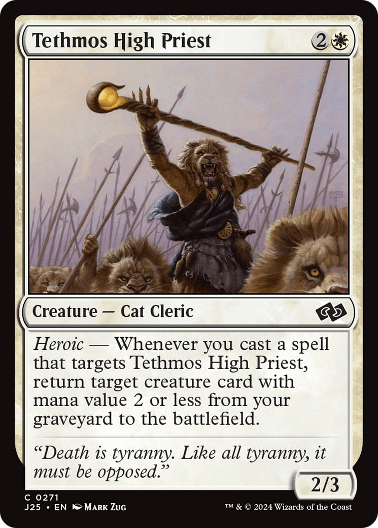 Image of Tethmos High Priest (J25-271) - Foundations Jumpstart