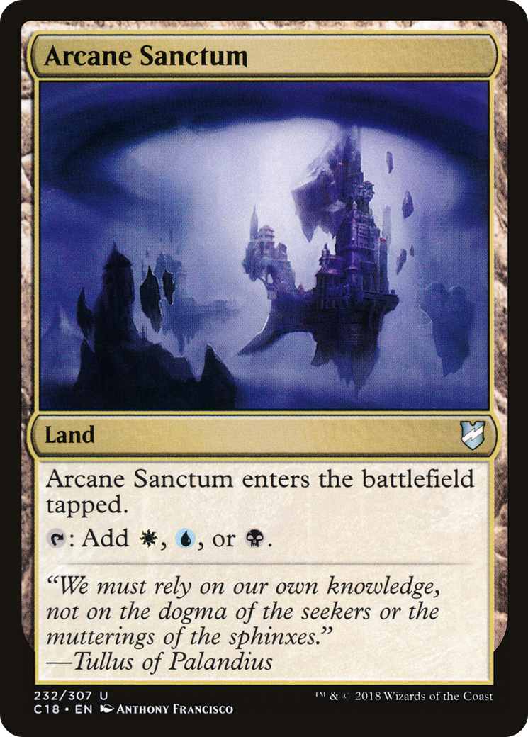 Image of Arcane Sanctum (C18-232) - Commander 2018