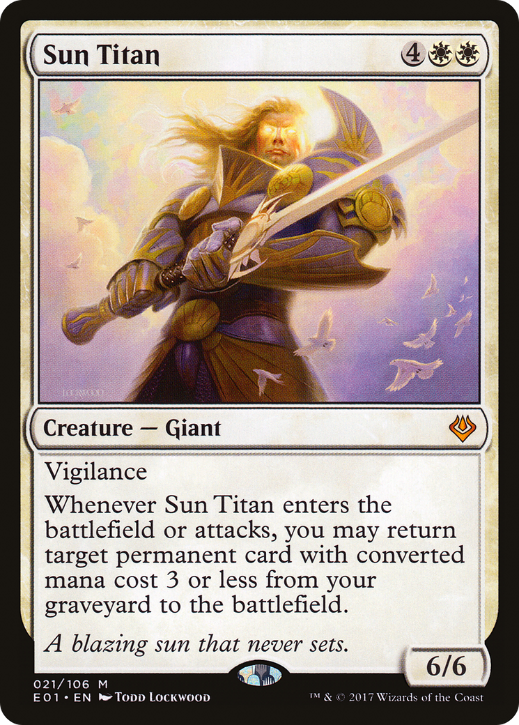 Image of Sun Titan (AC2-021) - Archenemy: Nicol Bolas