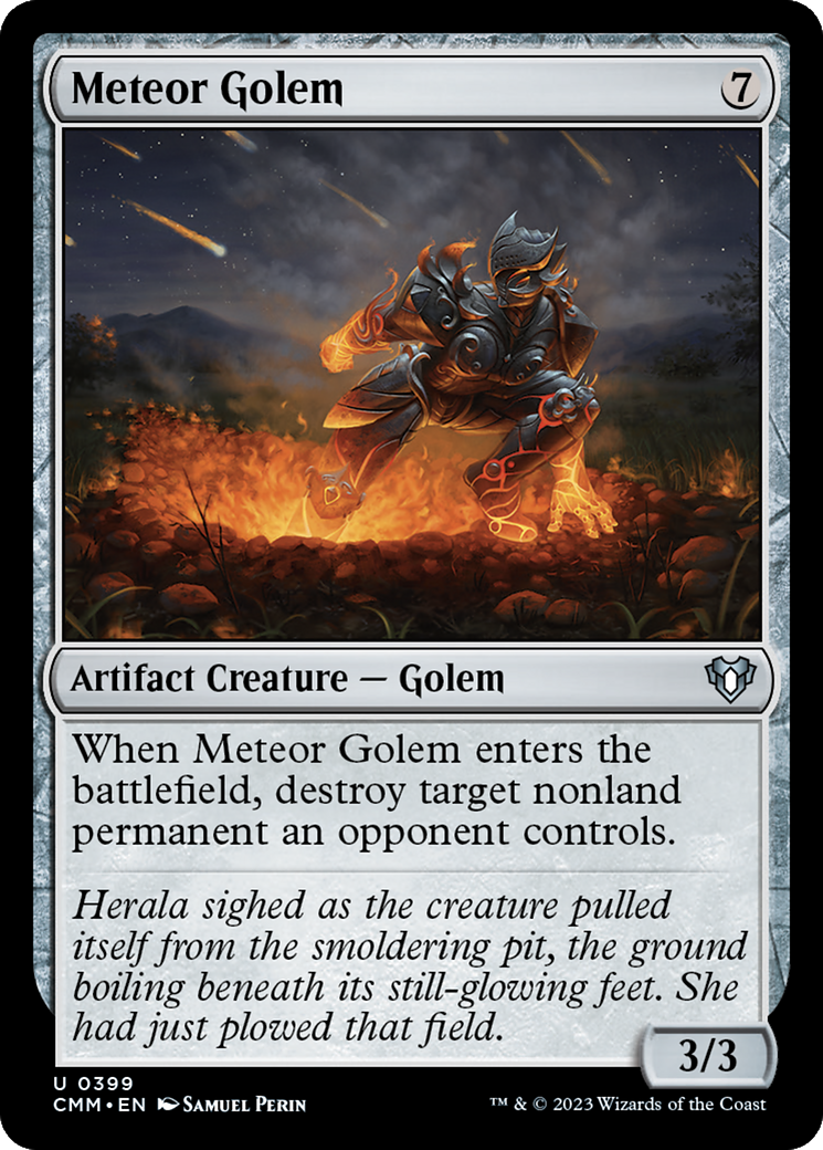 Image of Meteor Golem (CMM-399) - Commander Masters