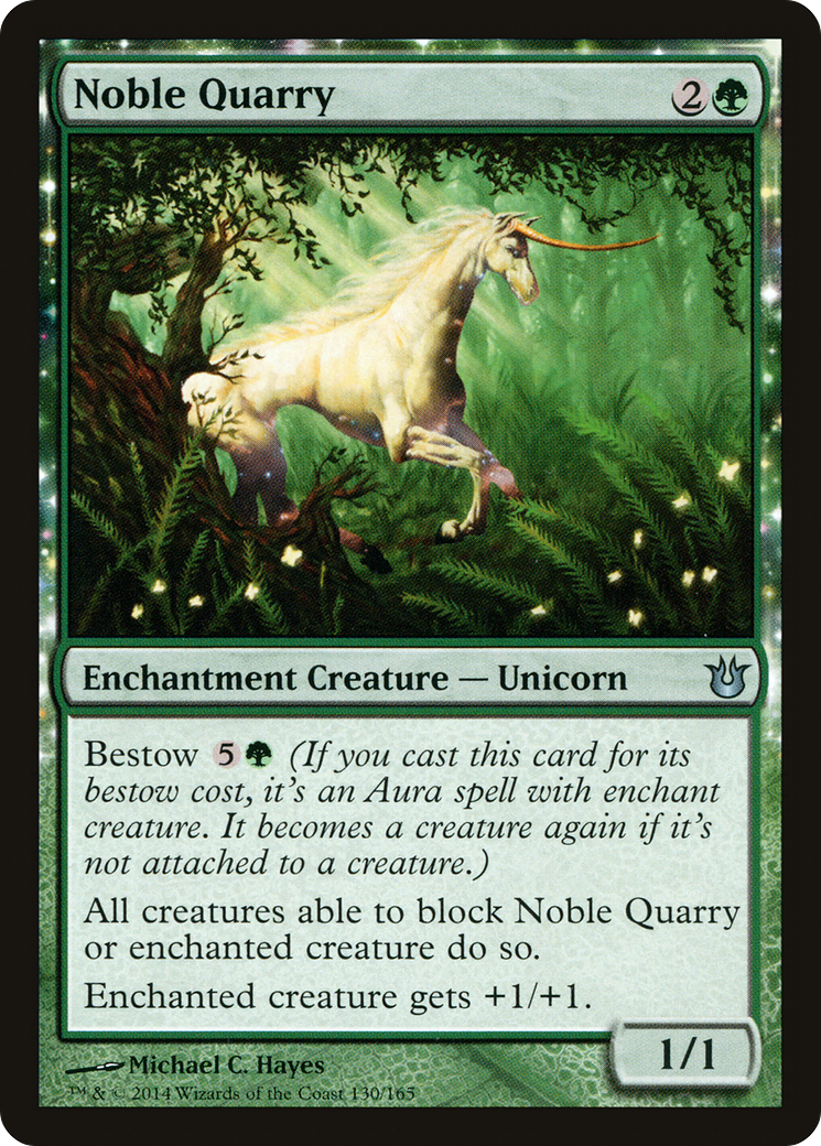 Image of Noble Quarry (BNG-130) - Born of the Gods: (enchantment) Foil