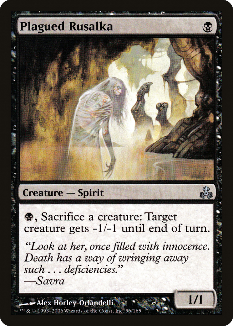 Image of Plagued Rusalka (GPT-056) - Guildpact Foil