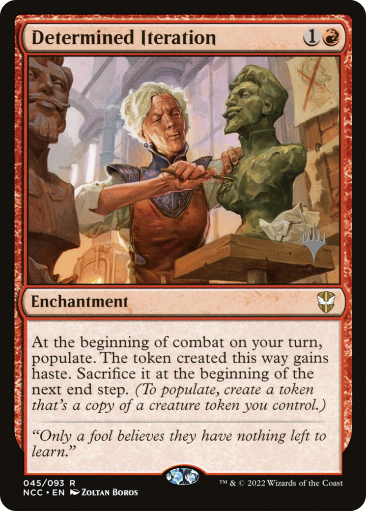 Image of Determined Iteration (PPSNC-045) - New Capenna Commander Promos Foil