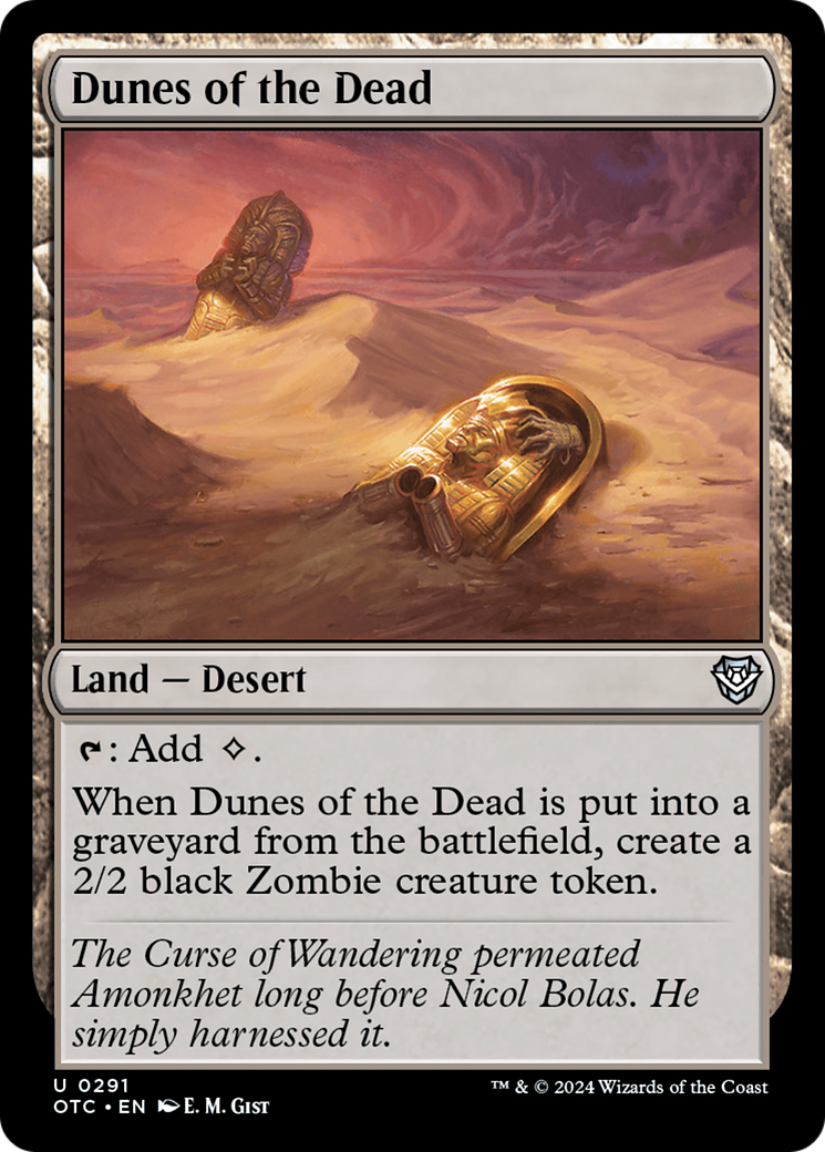 Image of Dunes of the Dead (OTC-291) - Outlaws of Thunder Junction Commander