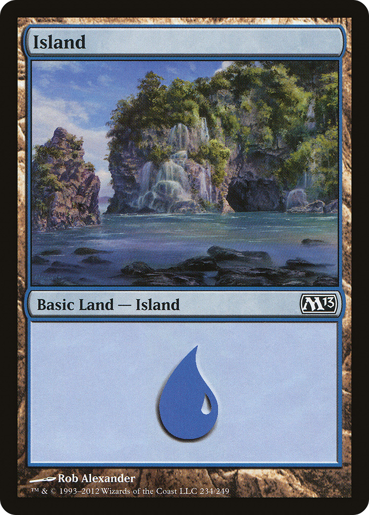 Image of Island (234) (M13-234) - Magic 2013 Foil