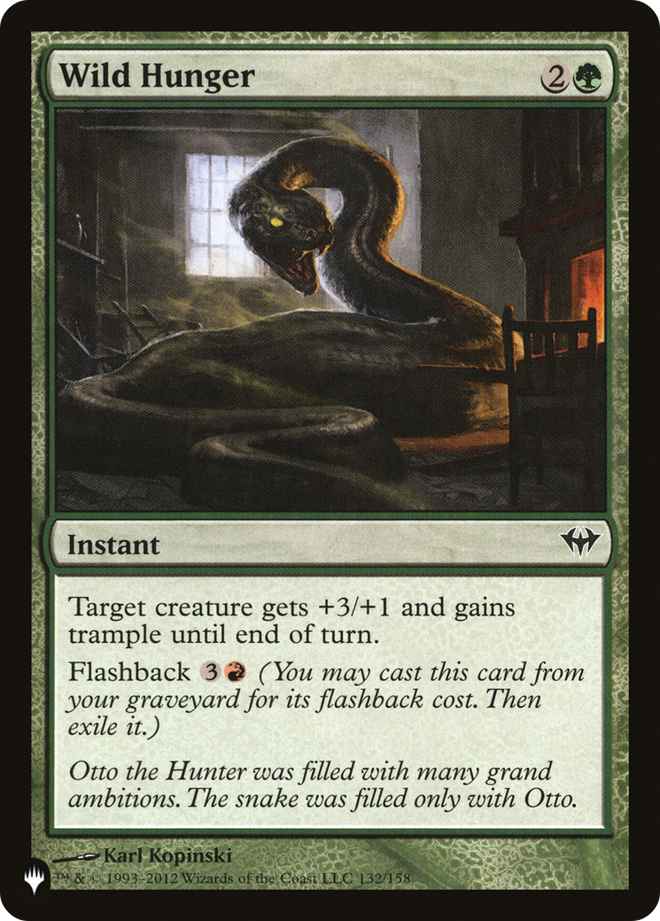 Image of Wild Hunger (LIST-DKA-132) - The List