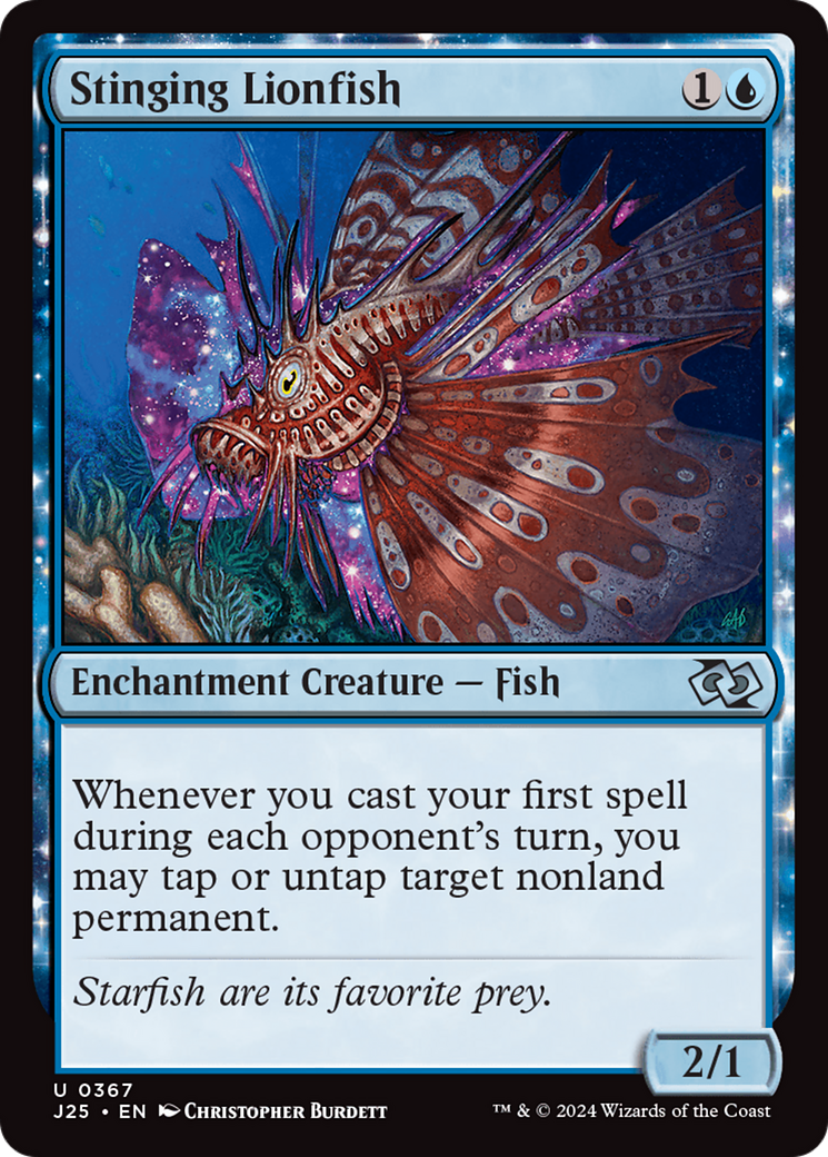 Image of Stinging Lionfish (J25-367) - Foundations Jumpstart: (enchantment)