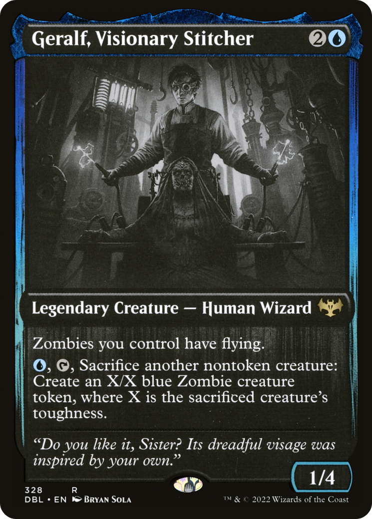 Image of Geralf, Visionary Stitcher (DBL-328) - Innistrad: Double Feature