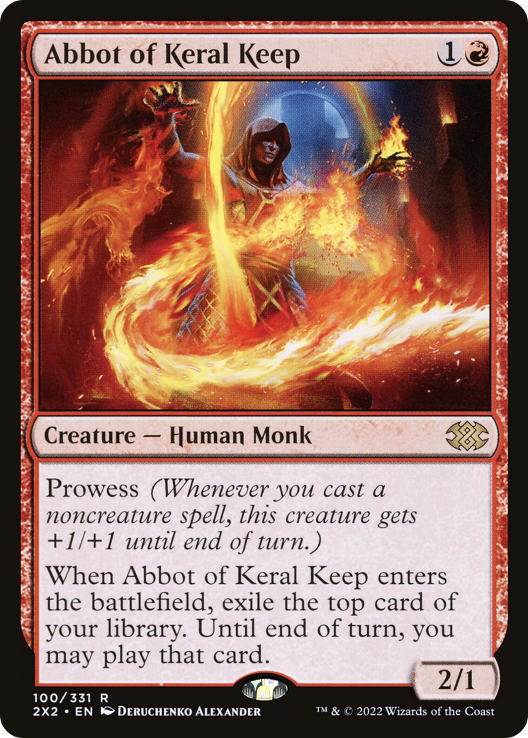 Image of Abbot of Keral Keep (2X2-100) - Double Masters 2022