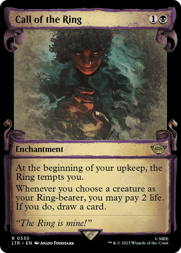 Image of Call of the Ring (Showcase Scrolls) (LTR-530) - The Lord of the Rings: Tales of Middle-earth: (Showcase) Foil