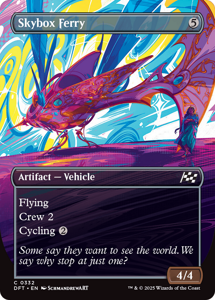 Image of Skybox Ferry (Borderless) (DFT-332) - Aetherdrift (Borderless)