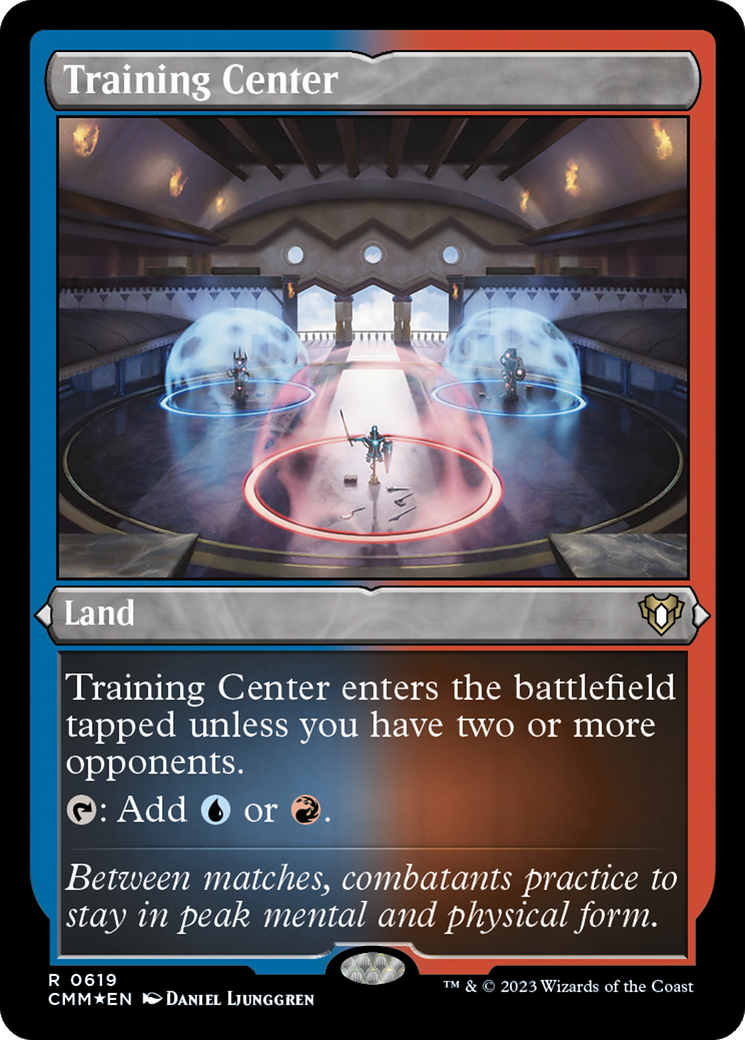 Image of Training Center (CMM-619) - Commander Masters Etched Foil