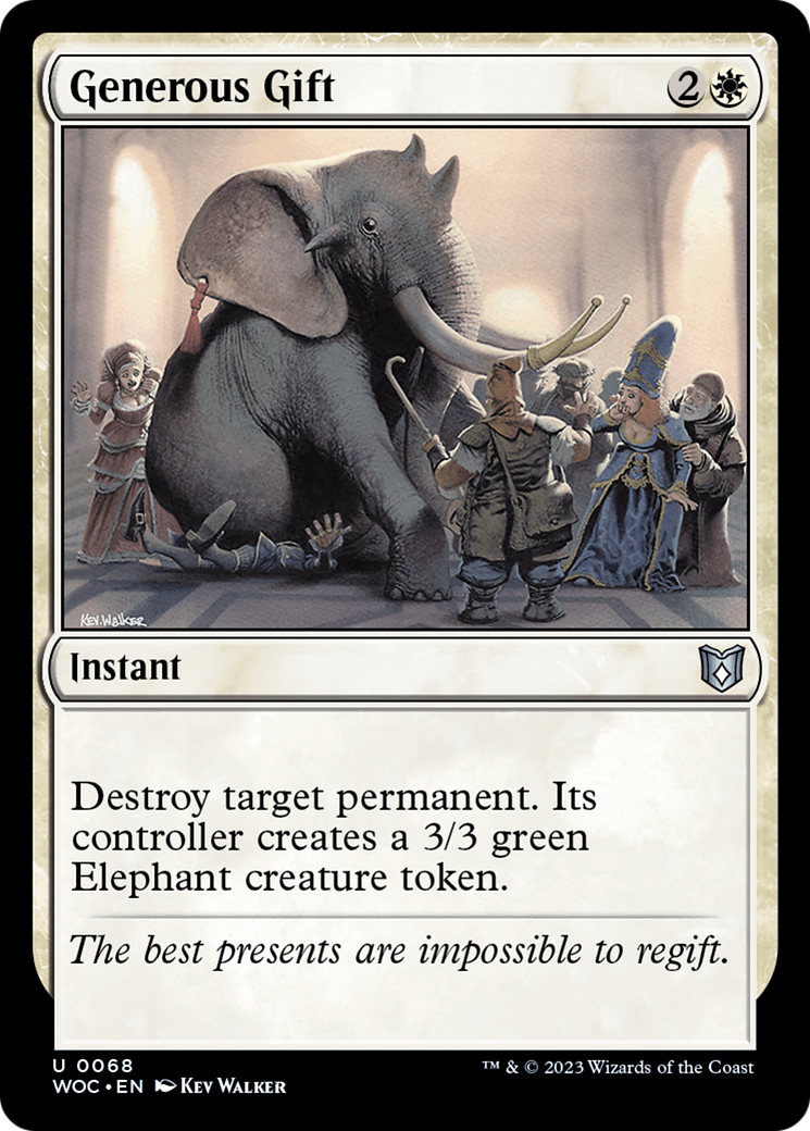 Image of Generous Gift (WOC-068) - Wilds of Eldraine Commander