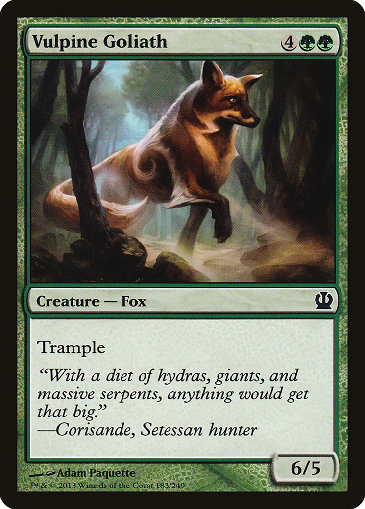 Image of Vulpine Goliath (THS-183) - Theros