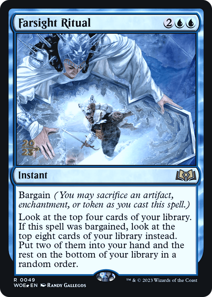 Image of Farsight Ritual (PRE-049) - Wilds of Eldraine Promos Foil