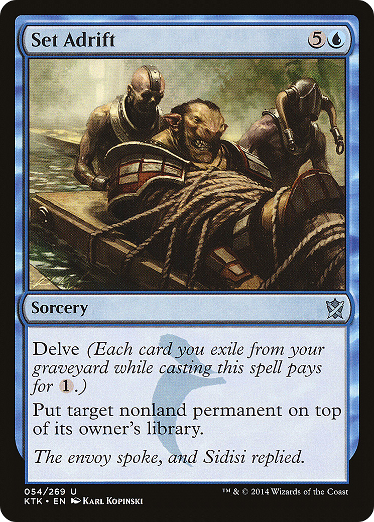 Image of Set Adrift (KTK-054) - Khans of Tarkir Foil