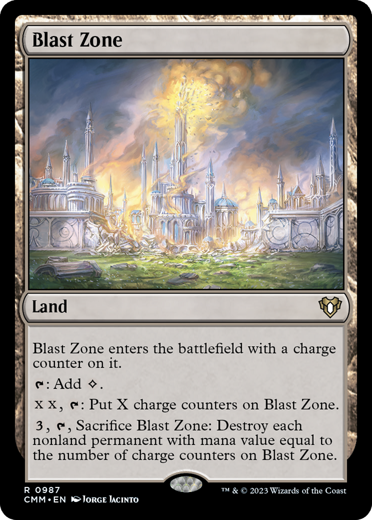 Image of Blast Zone (CMM-987) - Commander Masters