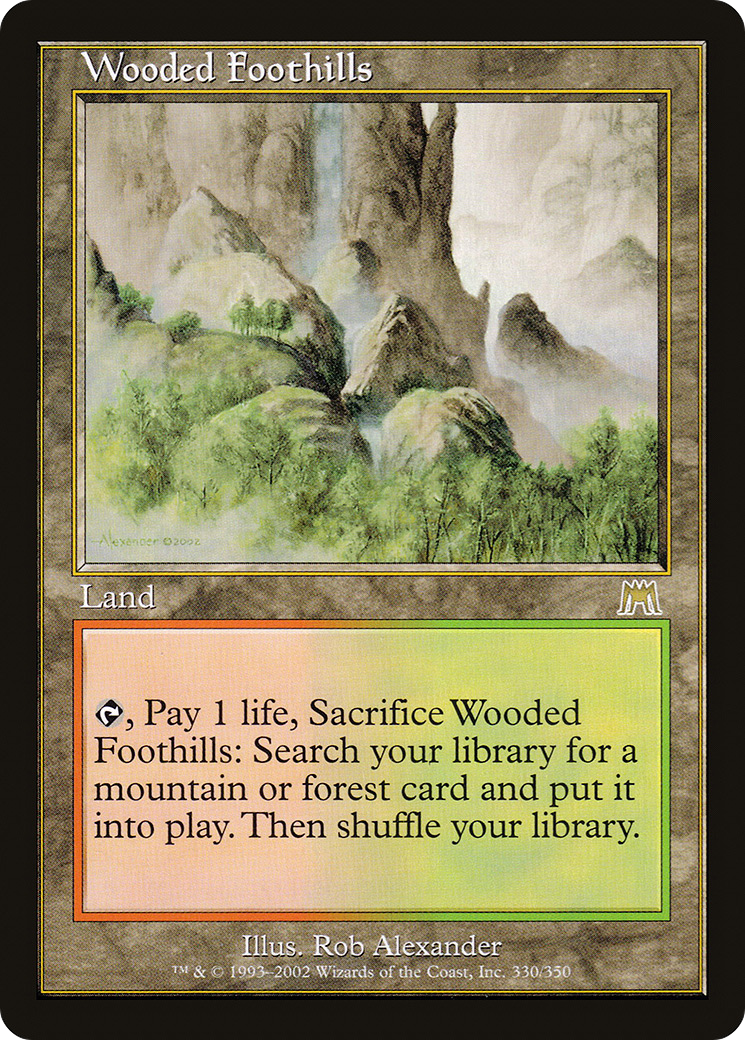 Image of Wooded Foothills (ONS-330) - Onslaught Foil