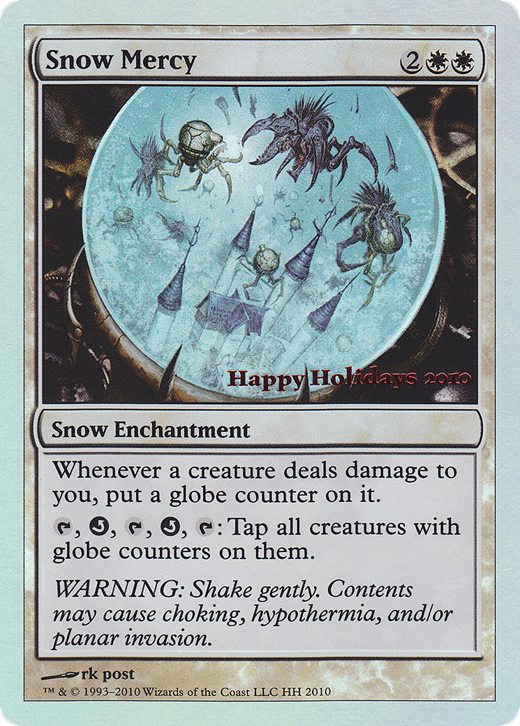 Image of Snow Mercy (SPECIAL-2010) - Happy Holidays Foil