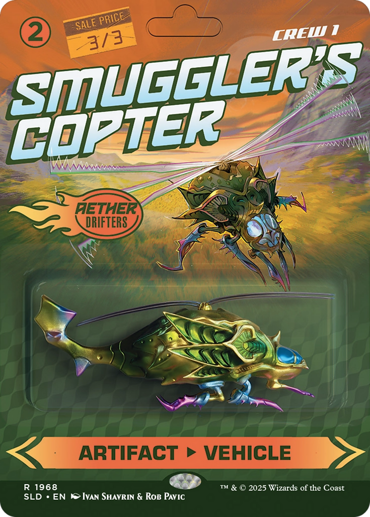 Image of Smuggler's Copter // Smuggler's Copter (SLD-1968) - Secret Lair Drop (Borderless)