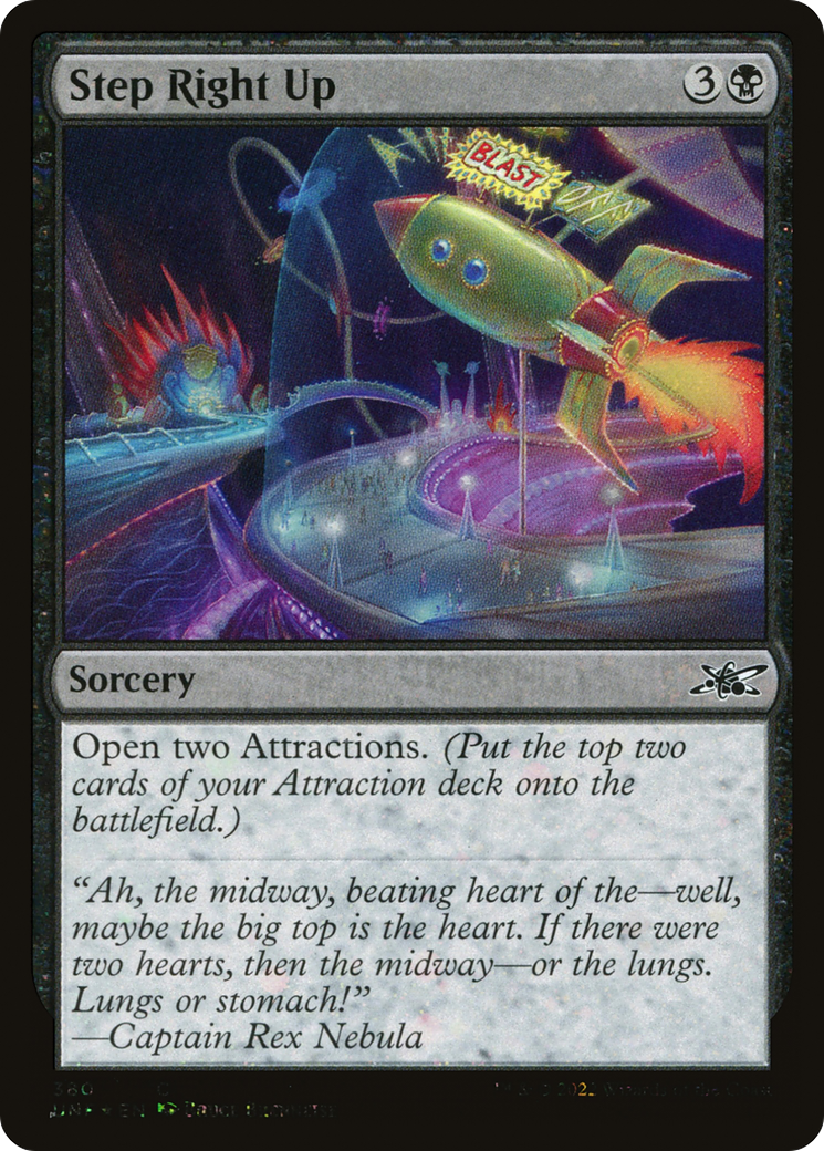 Image of Step Right Up (Galaxy Foil) (UNF-380) - Unfinity Foil